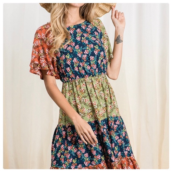Frolic in the Meadow Midi Dress - Picture 14 of 16